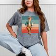 Boy Goose Vintage Rural Pastoral Charm Nostalgia Simple Life Mineral Wash Tshirts Mineral Gray