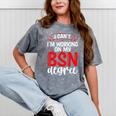 BSN Nurse Graduation Essentials BSN Nursing School Student Mineral Wash Tshirts Mineral Gray