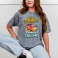 Call Me Antisocial Donut Pun Introvert Quote Mineral Wash Tshirts Mineral Gray