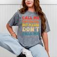 Call Me Antisocial But Please Don't Call Me Introvert Mineral Wash Tshirts Mineral Gray