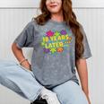 Cartoons Retro 18 Years Later Groovy Pop Art Nostalgia Mineral Wash Tshirts Mineral Gray