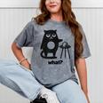 Cat What Humor Introvert Anti-Social Mineral Wash Tshirts Mineral Gray Cat What Humor Introvert Anti-Social Mineral Wash Tshirts Mineral Gray