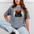 Cat Pun Introvert Anti Social Ew People Kitty Mineral Wash Tshirts Mineral Gray