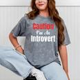 Caution I'm An Introvert Sarcastic Geek Video Gamer Jokes Mineral Wash Tshirts Mineral Gray Caution I'm An Introvert Sarcastic Geek Video Gamer Jokes Mineral Wash Tshirts Mineral Gray