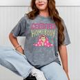Certified Homebody Trendy Frog Introvert Mineral Wash Tshirts Mineral Gray