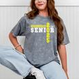 Cheerleading Senior Night Cheer Senior 2025 Graduation 11 Mineral Wash Tshirts Mineral Gray