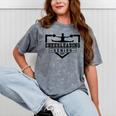 Cheerleading Senior Night Cheer Senior 2025 Graduation 30 Mineral Wash Tshirts Mineral Gray
