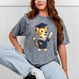 Cheetah Graduation Cute Kindergarten Elementary High School Mineral Wash Tshirts Mineral Gray