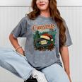 Christmas Movies Chill Retro VHS Holiday Nostalgia Mineral Wash Tshirts Mineral Gray
