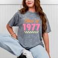Class Of 1977 School Graduation Meetup Reunion Mineral Wash Tshirts Mineral Gray