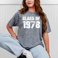 Class Of 1978 High School College Graduation Reunion Mineral Wash Tshirts Mineral Gray