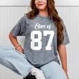 Class Of 1987 Matching Graduation High School Reunion Mineral Wash Tshirts Mineral Gray