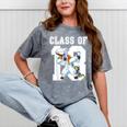 Class Of 2018 Graduation Dabbing Unicorn Mineral Wash Tshirts Mineral Gray