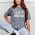 Class Of 2018 Graduation Evolution Mineral Wash Tshirts Mineral Gray
