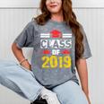 Class Of 2019 Graduation Senior High School College Mineral Wash Tshirts Mineral Gray