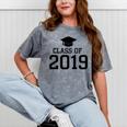 Class Of 2019 Shirt Graduation Gift Mineral Wash Tshirts Mineral Gray