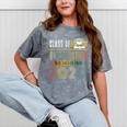 Class Of 2020 Quarantined Seniors Graduation Gift Mineral Wash Tshirts Mineral Gray