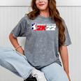 Class Of 2022 Senior Year Gamer Style Graduation For Grad Mineral Wash Tshirts Mineral Gray
