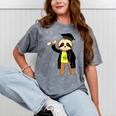 Class Of 2022 Sloth Graduation Masters College High School Mineral Wash Tshirts Mineral Gray