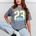 Class Of 2023 Seniors 23 Crew Senior Graduation Idea Mineral Wash Tshirts Mineral Gray