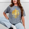 Class Of 2025 Christian Graduation Senior Graduate Men Women Mineral Wash Tshirts Mineral Gray