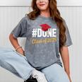 Class Of 2025 Graduation Hashtag DONE Graduate Mineral Wash Tshirts Mineral Gray