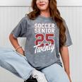 Class Of 2025 Senior 2025 Graduation 2025 Soccer Mineral Wash Tshirts Mineral Gray