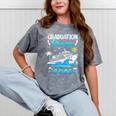 Class Of 2026 Graduation Cruise Senior Graduates Vacation Mineral Wash Tshirts Mineral Gray