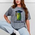 Class Of 2026 Graduation Pickle Trendy Graduate Humor Mineral Wash Tshirts Mineral Gray