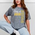 Class Of 2026 Senior 26 High School Graduation -Gold Mineral Wash Tshirts Mineral Gray