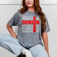 Class Of 2026 Senior Back To School 2026 Graduation 2026 Mineral Wash Tshirts Mineral Gray
