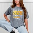 Class Of 2026 Senior Year Loading Senior 2026 Graduation Mineral Wash Tshirts Mineral Gray