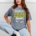 Class Of 2026 Six Seven Senior Yellow Graduation 6 7 Mineral Wash Tshirts Mineral Gray