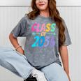 Class Of 2036 First Day Kindergarten Grow With Me Graduation Mineral Wash Tshirts Mineral Gray