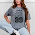 Class Of 2039 Blue Graduation Senior Student Tee Mineral Wash Tshirts Mineral Gray