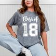 Class Of Two Thousand 18 Shirt Graduation T-Shirt Mineral Wash Tshirts Mineral Gray