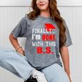 College Graduation T Shirt Senior Finally Done Mineral Wash Tshirts Mineral Gray