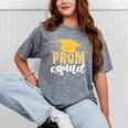 Cool Prom Squad 2025 Prom Graduation Party Matching 2025 Mineral Wash Tshirts Mineral Gray