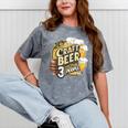 Craft Beer Lover Introverted & Hoppy Mineral Wash Tshirts Mineral Gray