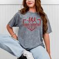 Cross Country Senior Night Senior 2025 Graduation Party 48 Mineral Wash Tshirts Mineral Gray