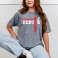 Cross Country Senior Night Senior 2025 Graduation Party 6 Mineral Wash Tshirts Mineral Gray