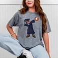 Cute Dabbing Kid Elementary School Graduation Baseball Mineral Wash Tshirts Mineral Gray