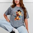 Cute Graduation Bear To Celebrate Your Graduate Mineral Wash Tshirts Mineral Gray