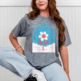 Cute Introvert Shy Teen Anti-Social Inner Strength Mineral Wash Tshirts Mineral Gray