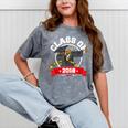 Dabbing Graduation Class Of 2018 TShirt History Month Mineral Wash Tshirts Mineral Gray