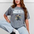 Dabbing Graduation Class Of 2025 Boy Kindergarten Nailed It Mineral Wash Tshirts Mineral Gray
