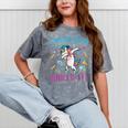 Dabbing Kindergarten Unicorn Graduation Class 2021 Nailed It Mineral Wash Tshirts Mineral Gray