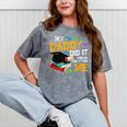 My Daddy Did It And He Did It For Me Graduate Graduation Mineral Wash Tshirts Mineral Gray