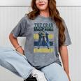 DC Comics Graduation Batman The Grad Power Stance Mineral Wash Tshirts Mineral Gray