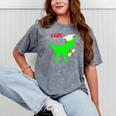 Dinosaur Rawr Diploma Grad Graduate Graduation Mineral Wash Tshirts Mineral Gray